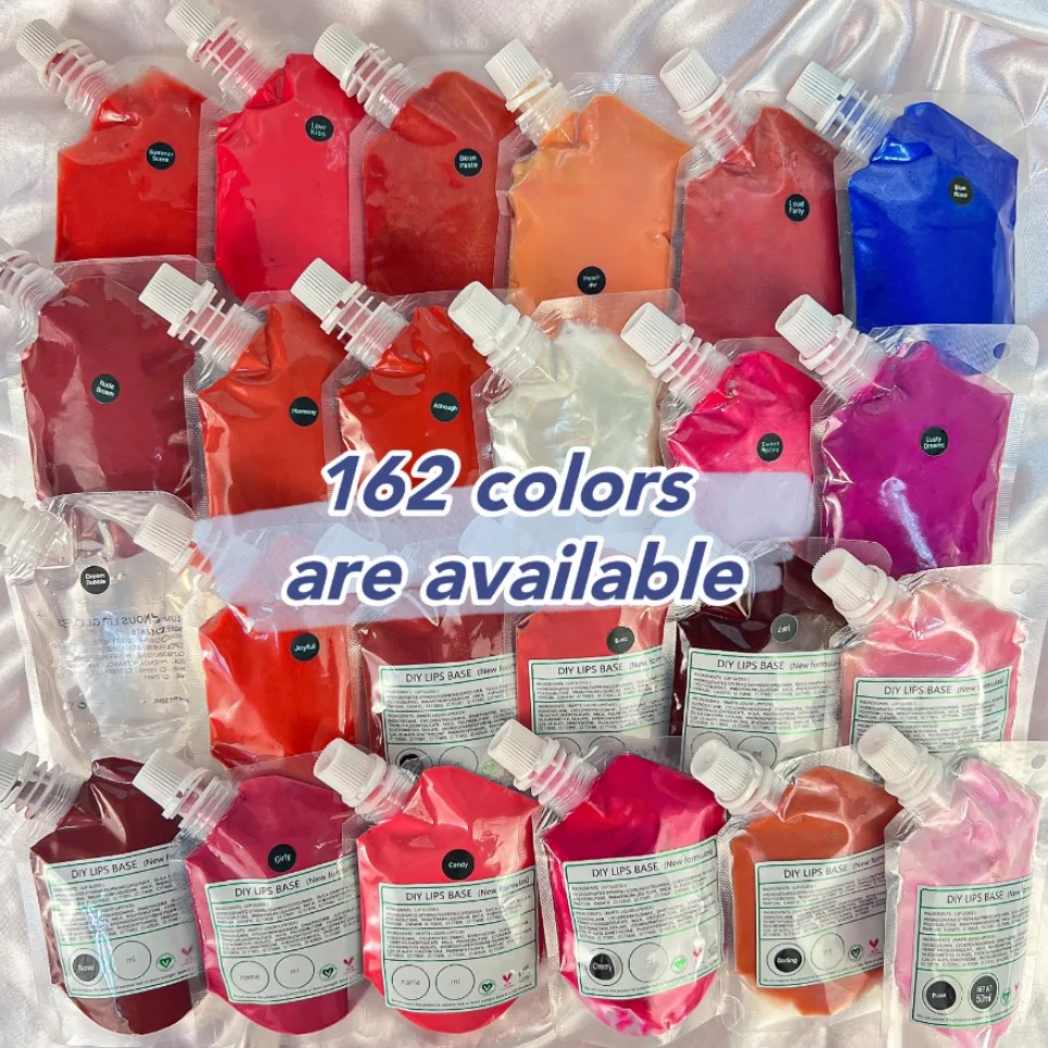 Bagged Waterproof Matte Liquid Lipstick Moisturizing Lipgloss Base Refilled Lip Gloss Long Lasting Makeup