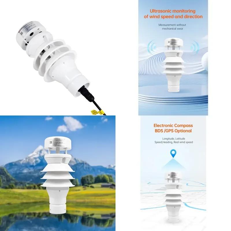 *2026*  HOT RK900-11 Industrial GPRS 4G Smart IoT Meteorological Ultrasonic Wind Station Sensor Ethernet Modbus Agriculture