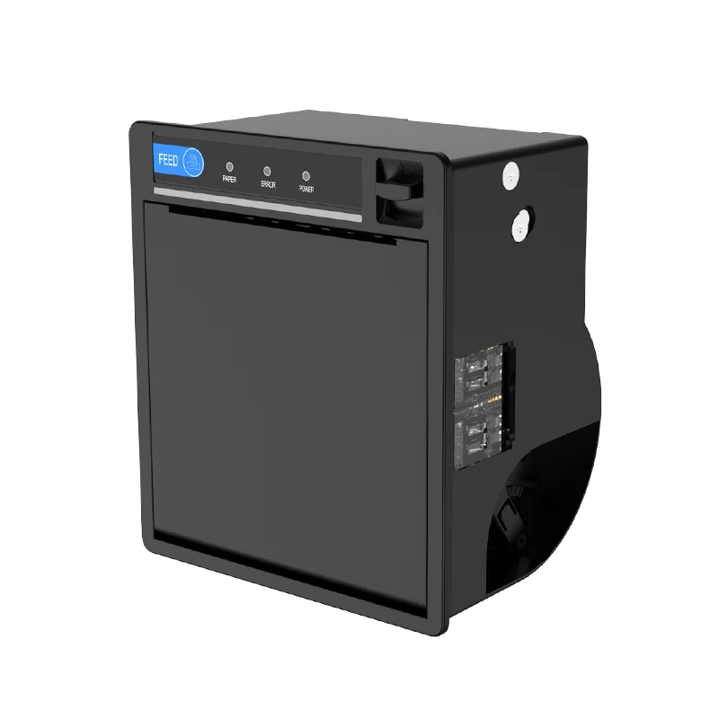 EM8027 Embedded Receipt Thermal Printer Module 12-24V 80mm Panel Printer USB RS232 TTL Auto Cutter 250mm/sec Panel Locker Stock