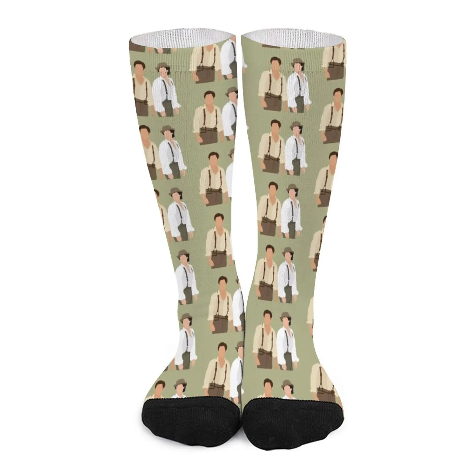 

Stefan and Damon Salvatore 1864 Vampire Diaries Merch Socks Wholesale Socks men cotton