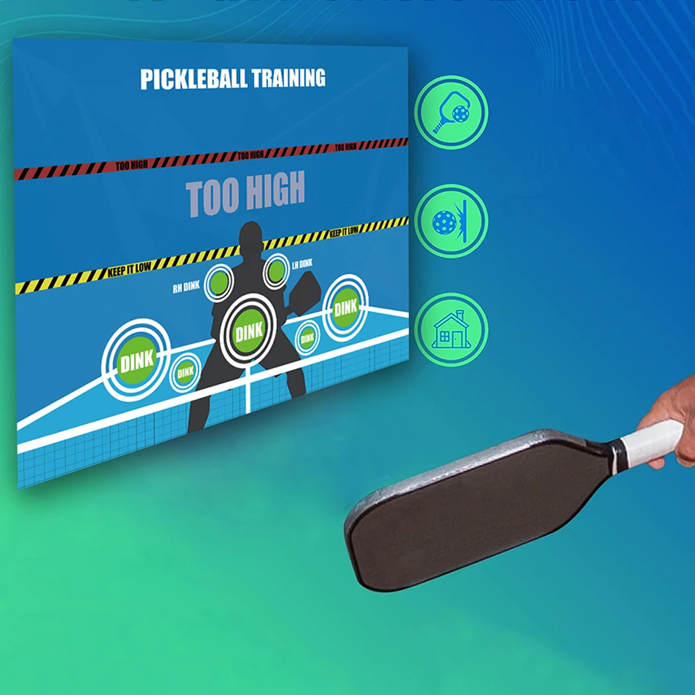 

Pickleball Dink Pad для стен Dink Master Упражнения Rebounder Aids Настенная практика Rebounder Aid для улучшения точности и контроля