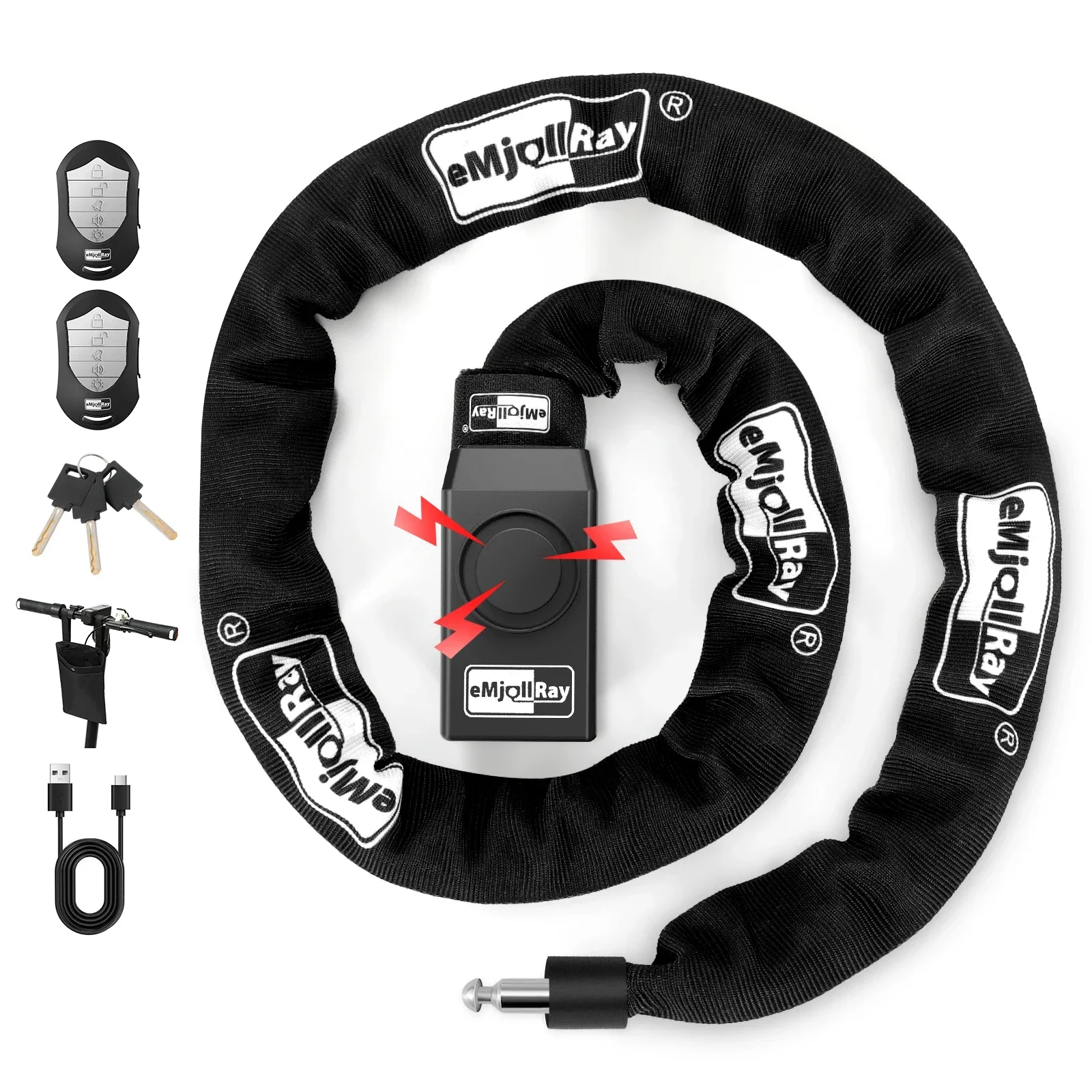 AliExpress NONE Scooter Bike Remote Control Antitheft Bicycle Bike Alarm Alerter Super Loud Rainproof Burglar Alarm Lock Motorcycle Alarm Lock