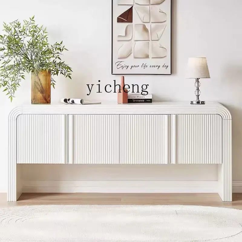 

LSL side cabinet entry door entrance entrance living room household wall solid wood storage