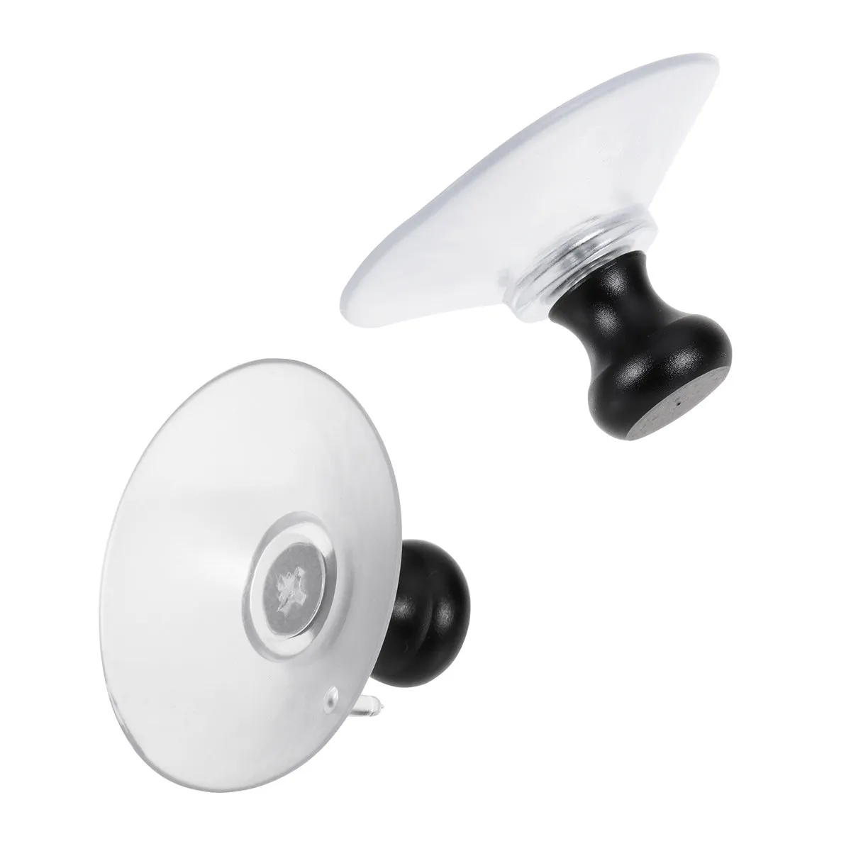 2Pcs Phone Screen Disassemble Tool Professional 4.2mm Aluminum Head Sucker Suction Cup Screen Opening Lifter Black