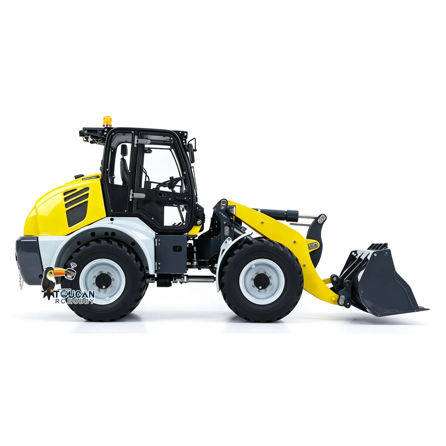 RTR 1/14 LESU Metal RC Hydraulic Loader Aoue WA100M-8 Engineering Vehicles Lights Sounds Remote Control Car Trucks TOUCAN Model
