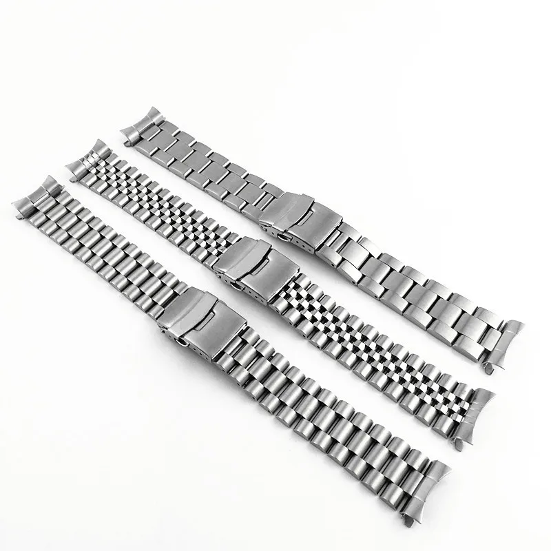 22mm Watch Band for Casio Swordfish MDV-106 MDV-107 Strap Diving Watch Bracelet Metal Wrist Band Silver Gold Black Steel Strap