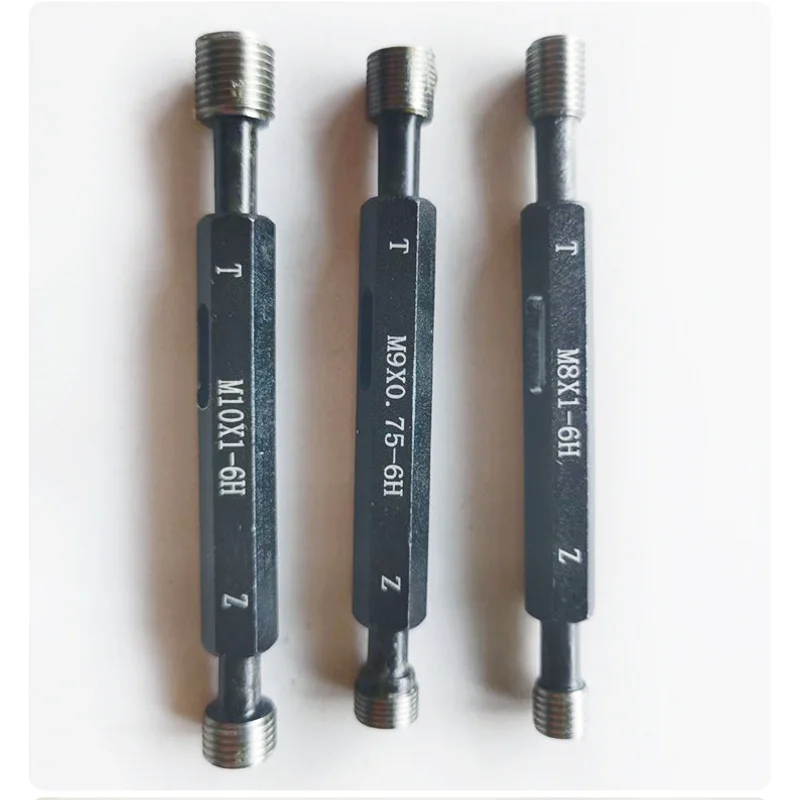 FA 6H Metric Fine Thread Plug Gauge Go No‑Go Gauge M18‑M33 M19 M20 M22 M24 M27 M29 M30 Internal Thread Gage Measuring Tool
