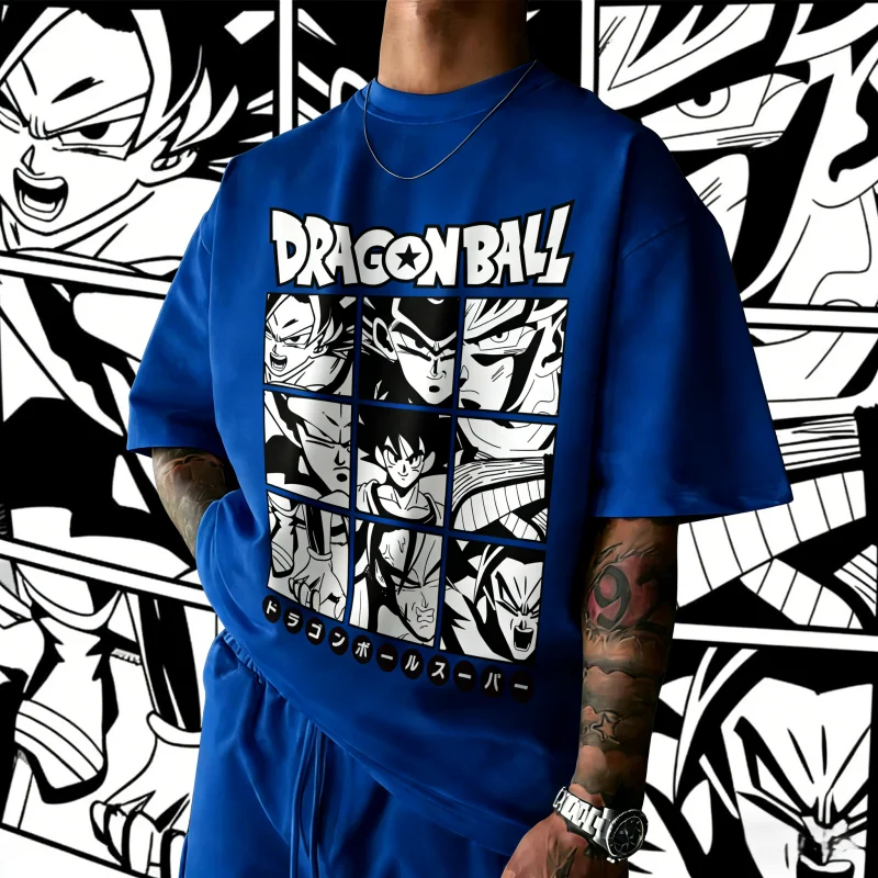 2026 Dragon Ball 40. Jubiläum Ein Gruppenporträt der Hauptcharaktere 100% Baumwoll-T-Shirt Übergröße für Männer und Frauen