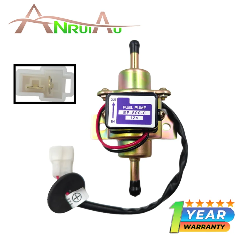Nueva Bomba de Combustible EP-500-0 de 12V 12585-52031 para Motor Yanmar Cub Cadet Kubota - B6000DT B6000E Cortadora de Césped G6200H Cortadora de Césped KH-51H