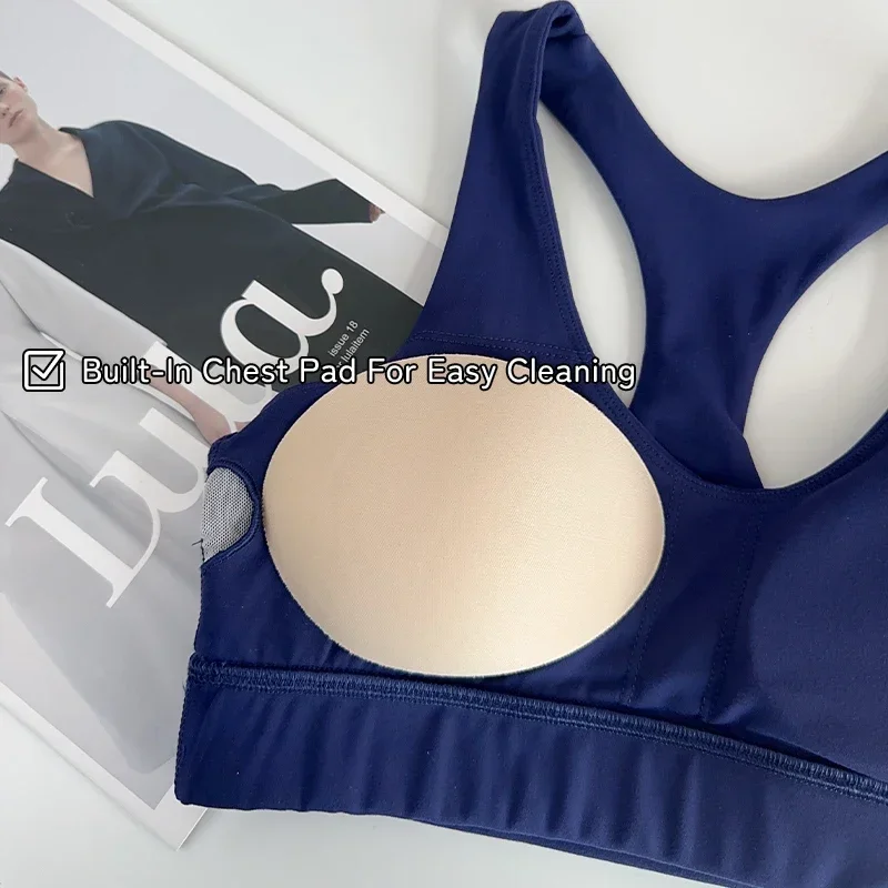 Fitness Yoga Sport Bras High Strength Beautiful Back Yoga Bra Shockproof Breathable Running Pilates Training Fitness Vest