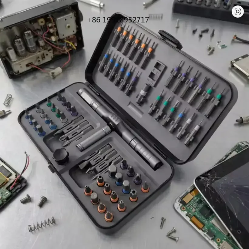 Ratchet Screwdriver Set, 66 in 1 magnetic Screwdriver sets, S2 Steel Bits, Combination Flexible Shaft, Suitable Furnitur JJ188