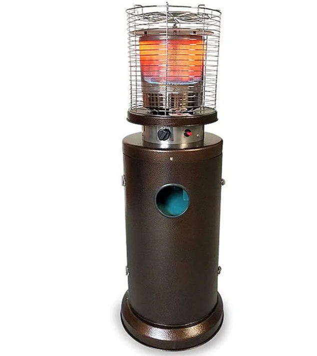 Flame Patio Heater 9~13 KWiron Patio Gas Heater Butane Humidifying Patio Heater In Uninsulated Garage