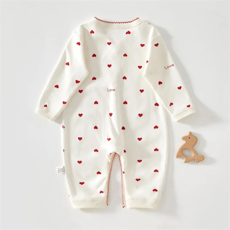 0-24M Newborn Baby Rompers Print Cotton Jumpsuit Super Cute Outfit Long Sleeve Bodysuit For Infant