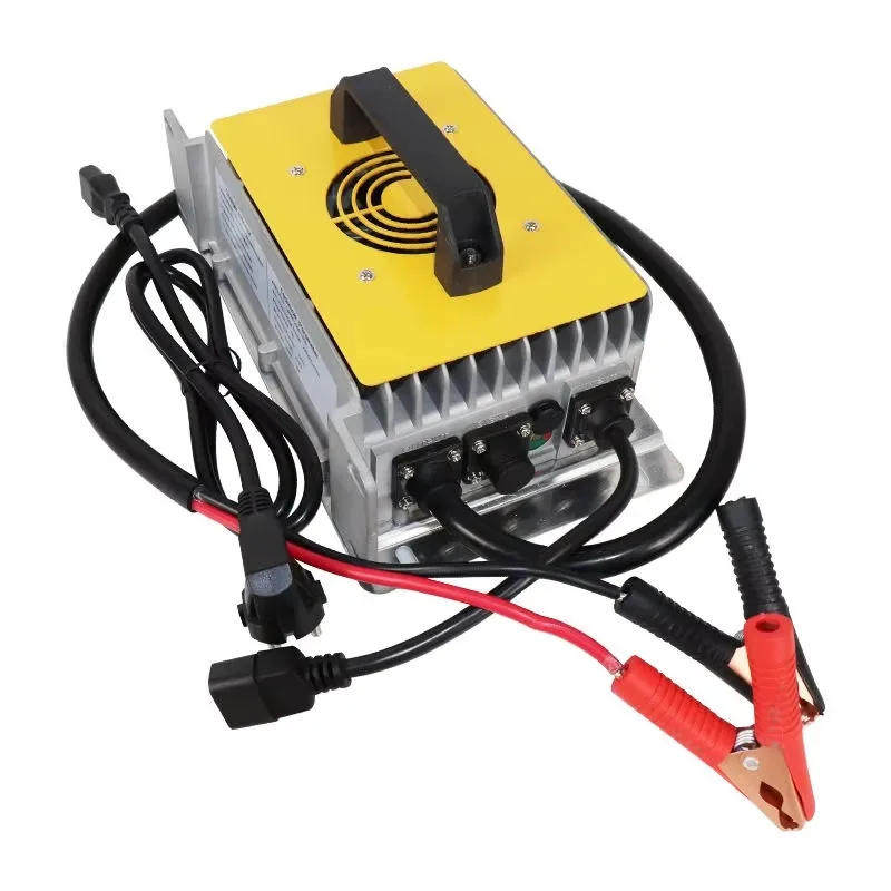 

2025 New Style50A 12V 50A 24V Electric Motorcycle Battery Charger Full Intelligent Charger Lifepo4 AGM Battery