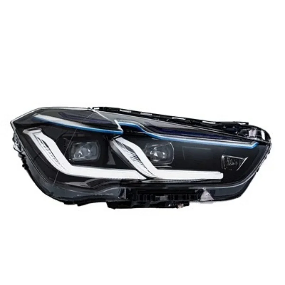 A set Halogen Xenon Headlight for BMW X1 series F48 2016-21 convert LED lens Daytime Running Light Turn signal Auto Accessories