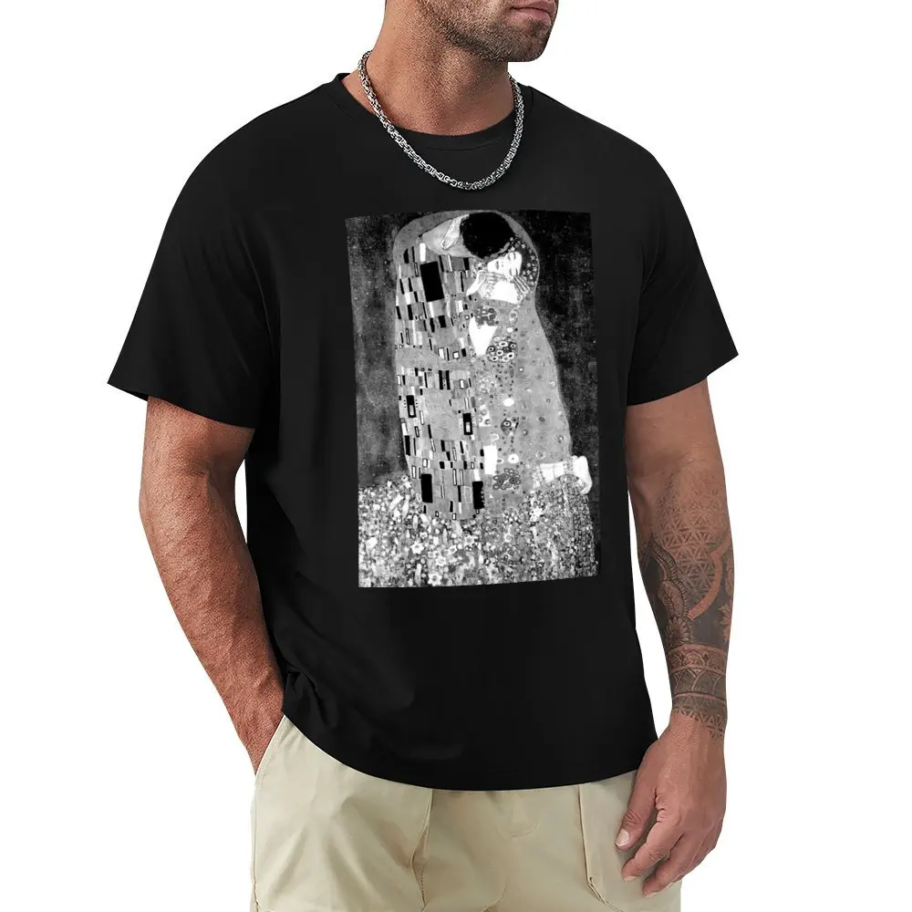 Gustav Klimt The Kiss Classic F Tshirt Funny T-shirt Crewneck Campaign  Humor Graphic Travel Eur Size