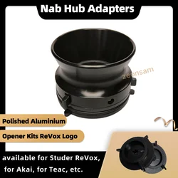 1 Pair NAB Hub Adapters Professional Polished Aluminum Alloy 10 Inch Opener for Studer ReVox for Akai for Teac new