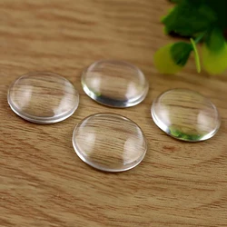 10pcs/lot 20mm Round Flat Back Clear Glass Cabochon, High Quality, Lose Money Promotion!!!(Z2-08)