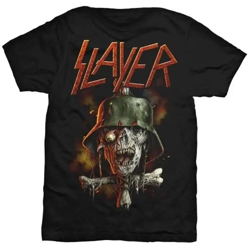 قميص Slayer Soldier Cross V2 S-XXL Thrash Metal تي شيرت رسمي #1