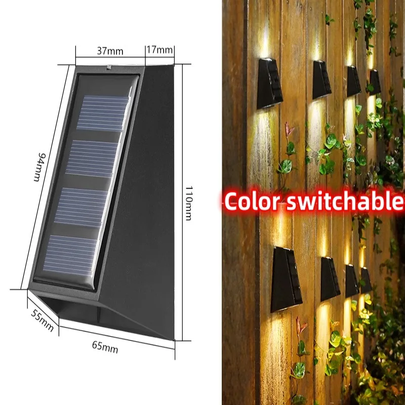 

Solar Up and Down Spot Lights Two Mode Outdoor Street Wall Light Lamp Solar Powered Sunlight Waterproof Solar Lamp Garden Decor