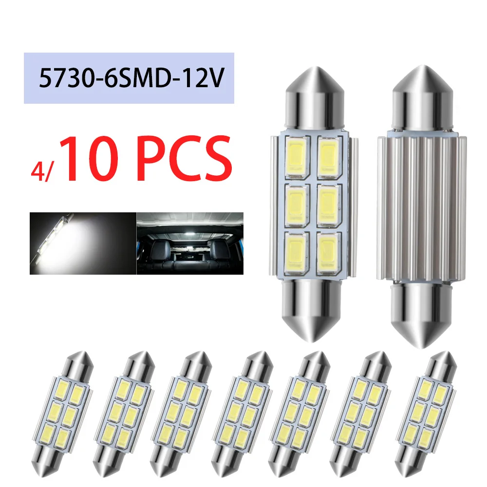 

CANbus LED Festoon C5W Car License Number Plate Bulb White No Error For BMW X5 E53 E70 2000-2013 E46 E90 E92 E39 E60 E65 E66