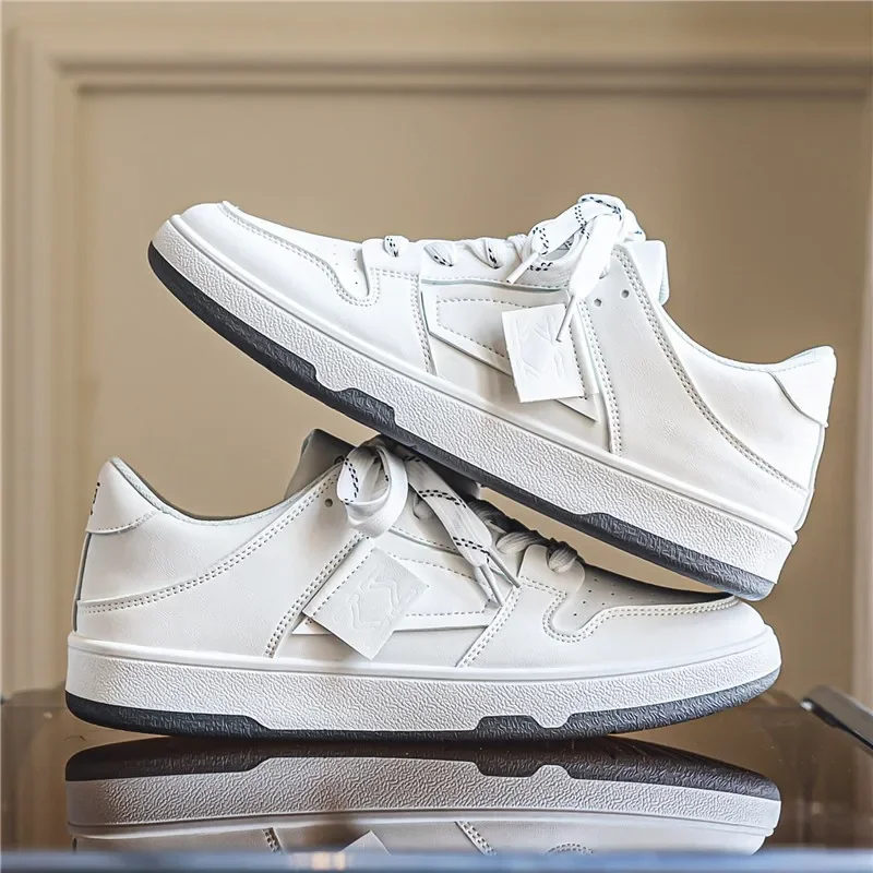 Men's Youth Sports Shoes  New Fashion Korean Version Classic Retro Flat Sole Board Shoes Outdoor Basketball Casual Shoes
