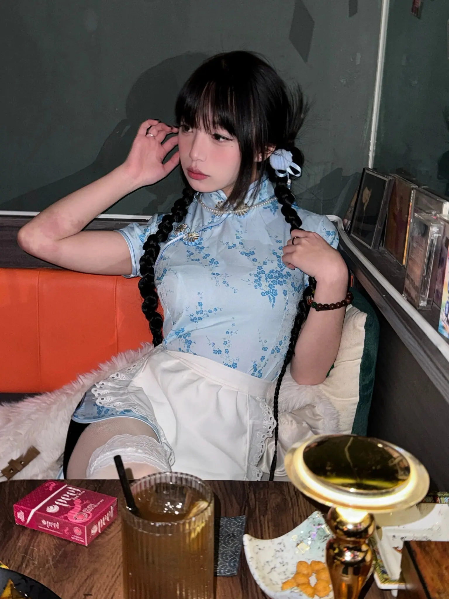 تنورة صينية جديدة من Sle Dr loween Cisas Cosplay orm School orm تنورة خادمة orm