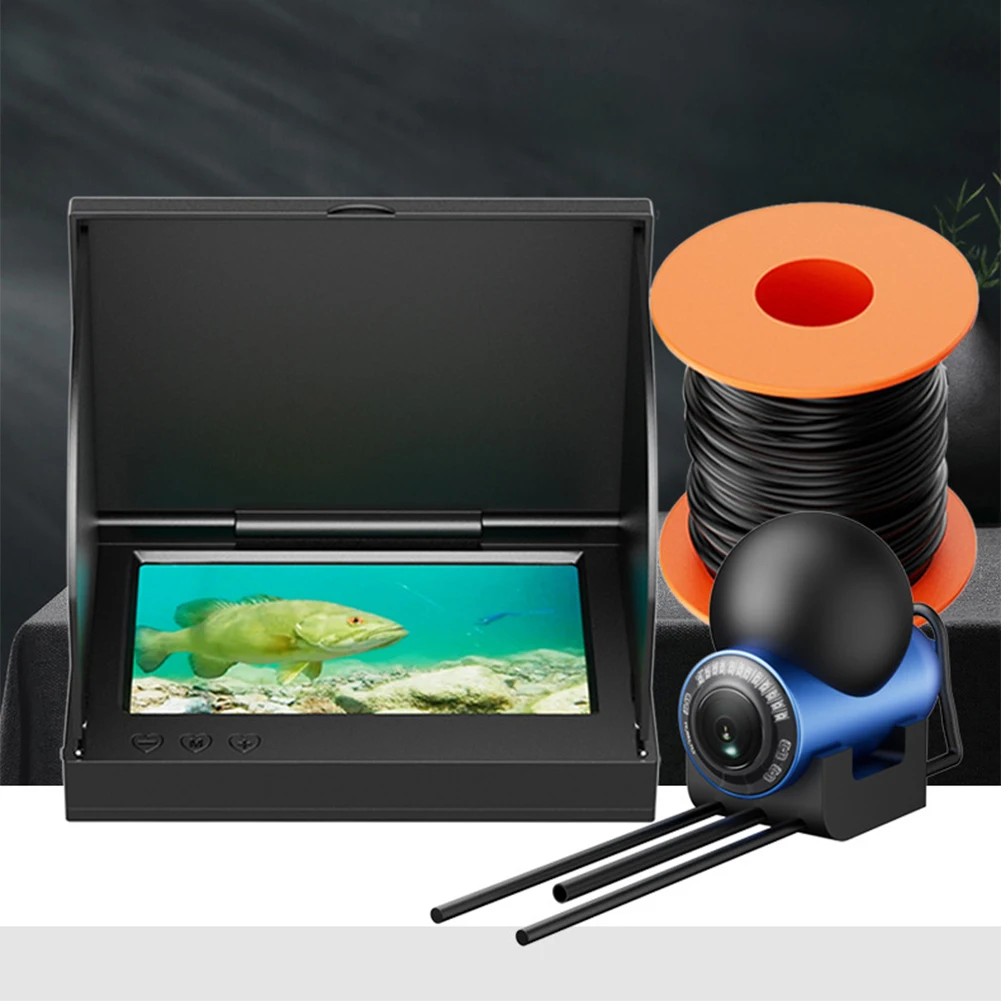 4.3 Inch HD Screen Fish Finder With 220 Degree Wide Angle Underwater Camera For Ice Sea Fishing Deep Water Detection Tool