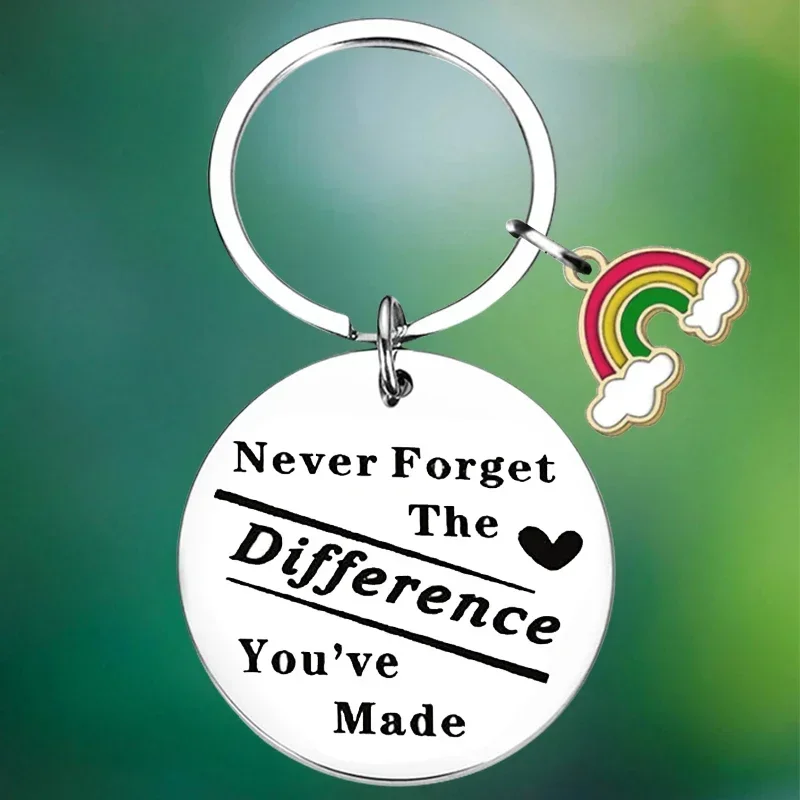 Employee Appreciation Gifts Coworker Keychain Inspirational Retirement Leaving Gift Key Chain Pendant