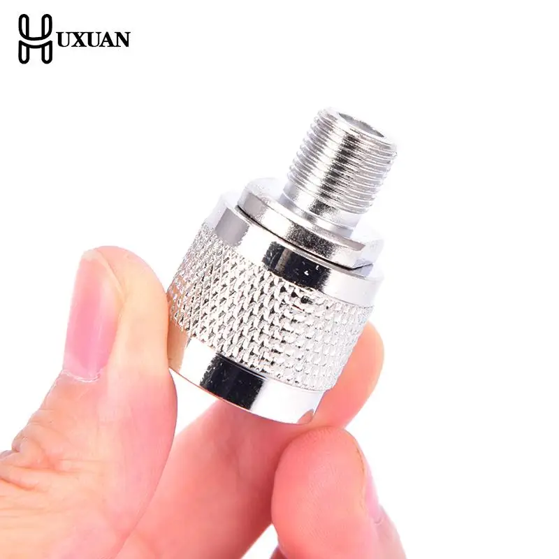 1pcs RF Connector N Male Plug Male Pin To F Female Jack Adapter Signal Metric Adapter