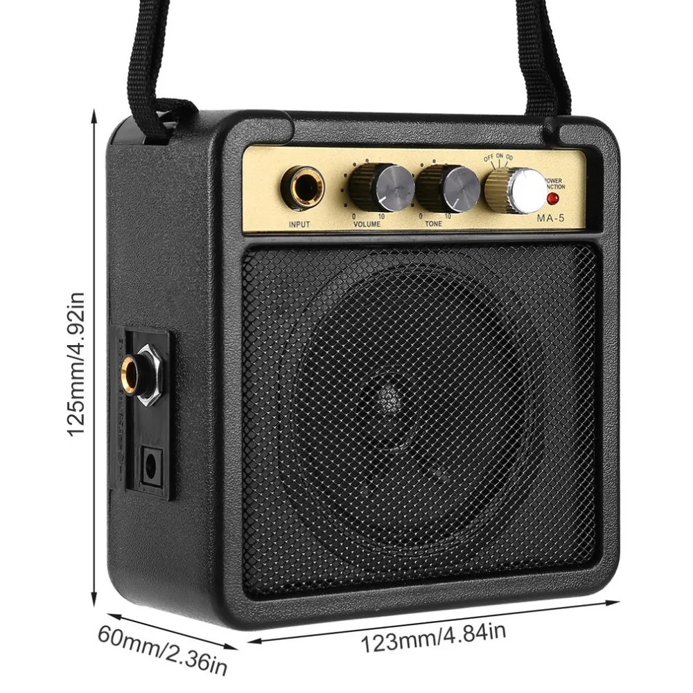 TOP Mini Guitar Amplifier Guitar Amp With Back Clip Speaker Guitar Accessories For Acoustic Electric Guitar Accessories Part