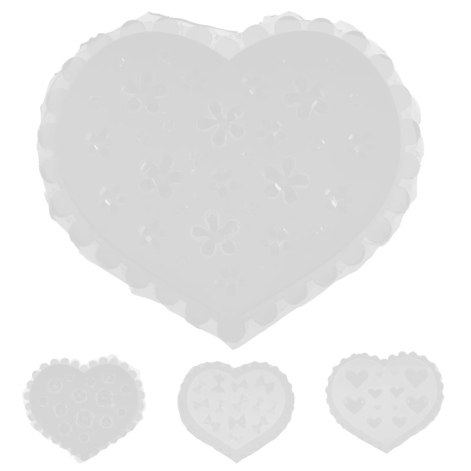 

4Pcs 3D Flower Silicone Molds for Nail Art DIY Decor Manicure Tools Polymer Clay Crafting Jewelry Making Supplies