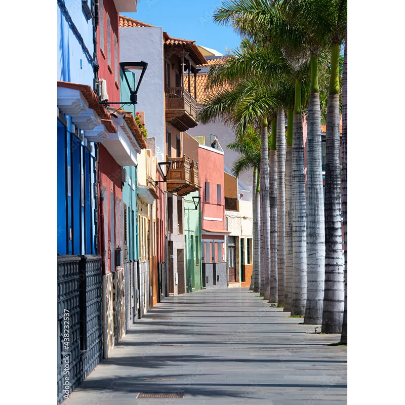 Vintage European Street View Scenery Photography Backdrops Props Wedding Portrait Photo Backgrounds Studio 211229 JJD-09