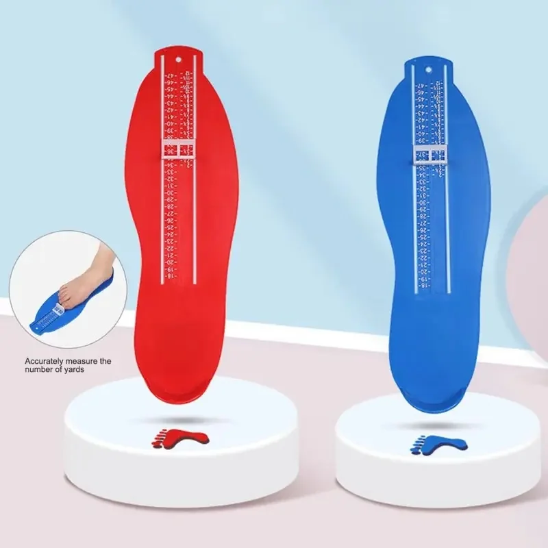 Durable Home Foot Care Tool Adjustable EU Adult Foot Size Measuring Ruler Hanging Design Accurate Shoes Sizing Gauge Device
