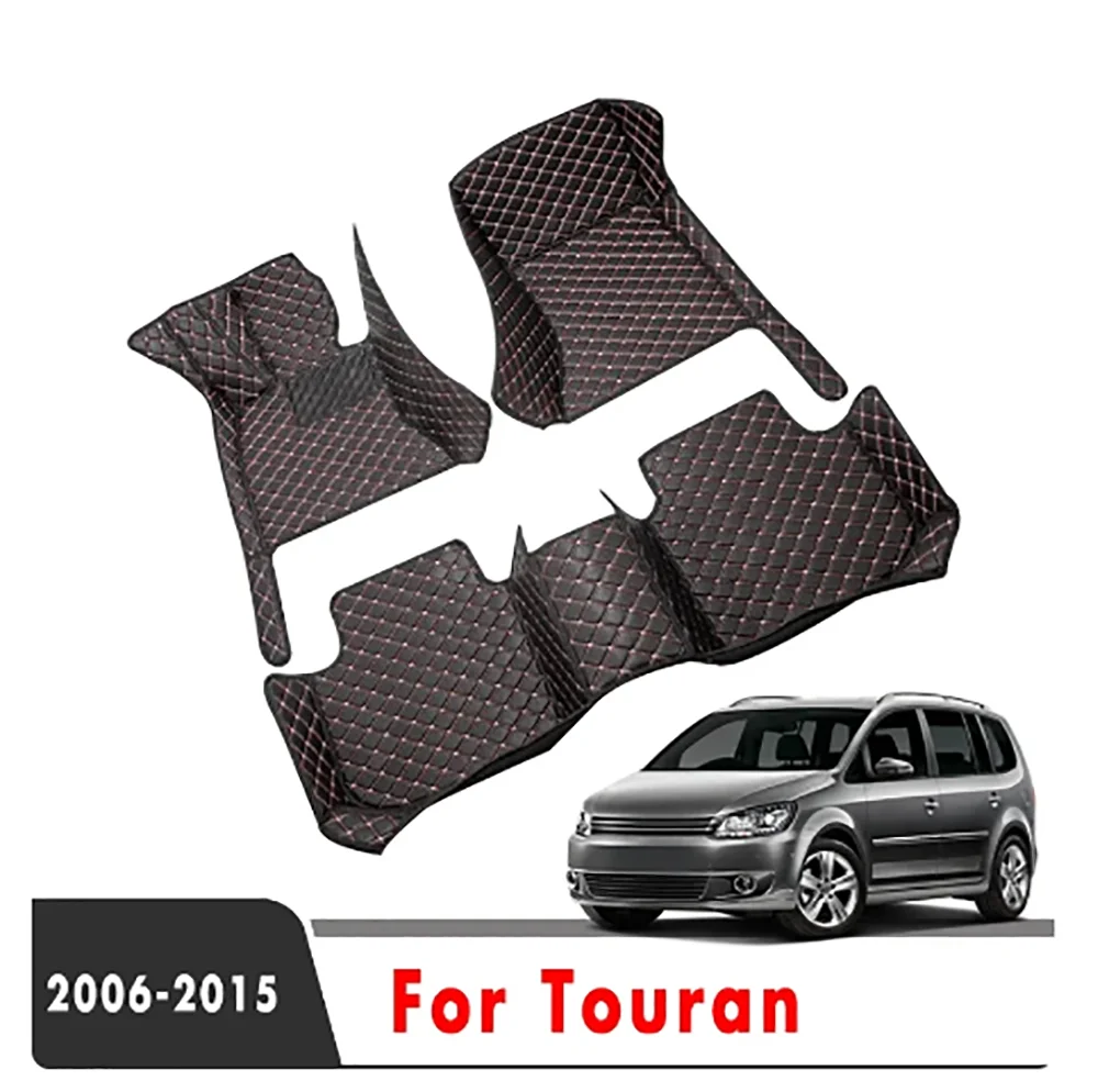 Custom For Volkswagen vw Touran 2015 2014 2013 2012 2011 2010 2009 2008 2007 2006 Auto Carpets Covers Accessories Car Floor Mats