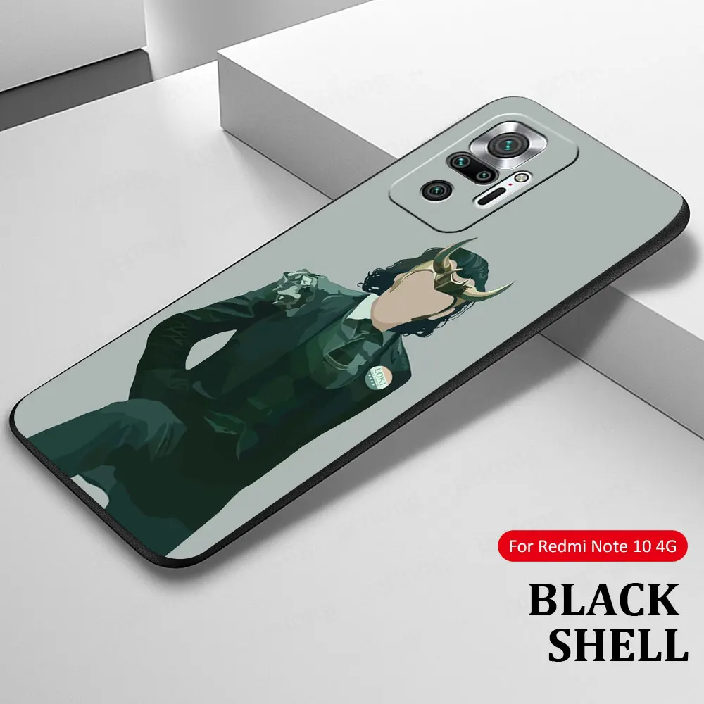 Marvel Black Widow Loki Wanda Thor For Xiaomi Redmi Note K40 9S 9C 9T 9A 8T 10 Pro 11 8 9 11T 11S 5G K40s Casing Phone Coque