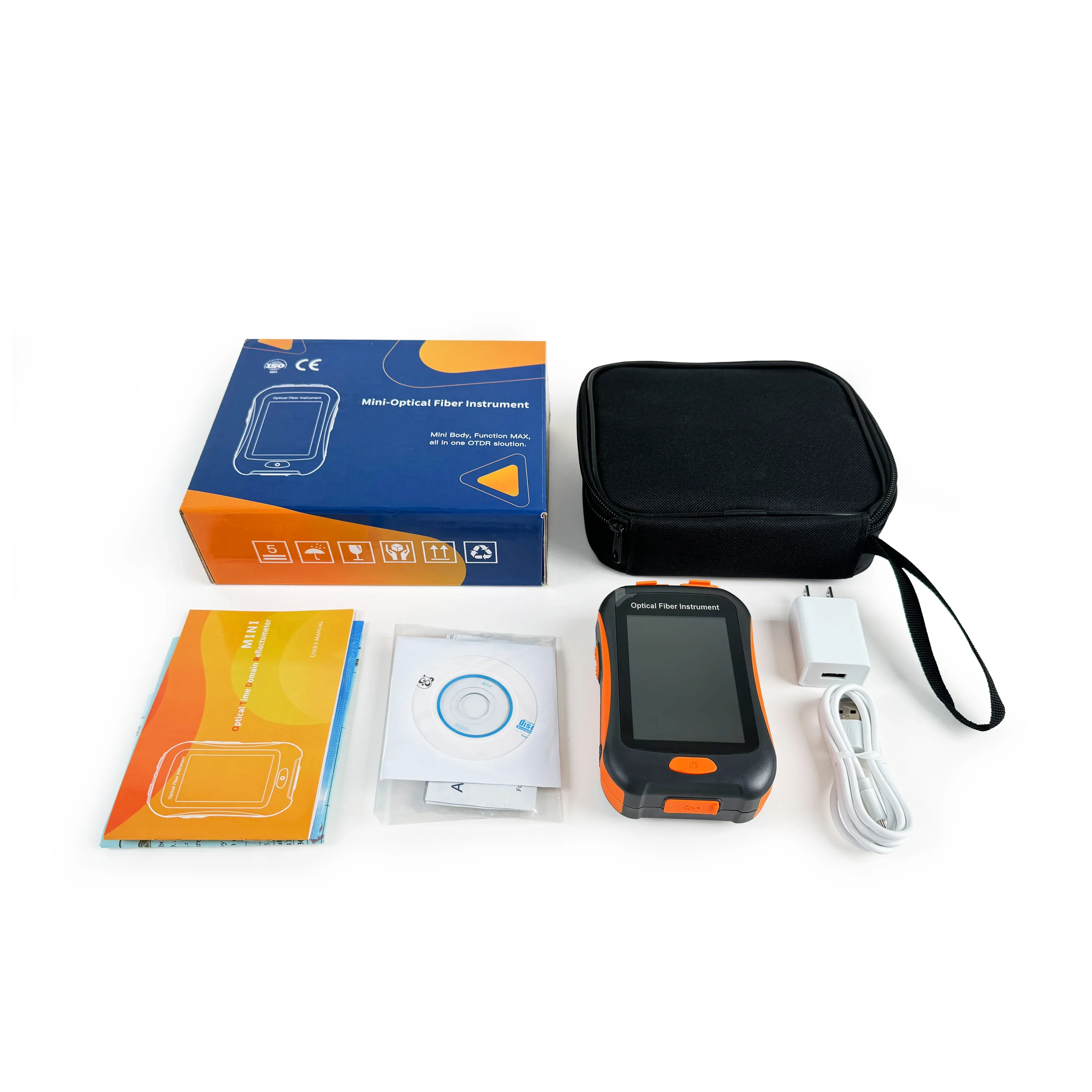 otdr mini NK2800 MINI Optical Time Domain Reflectometer  3.5 inch touch LCD 1550nm wavelength OTDR