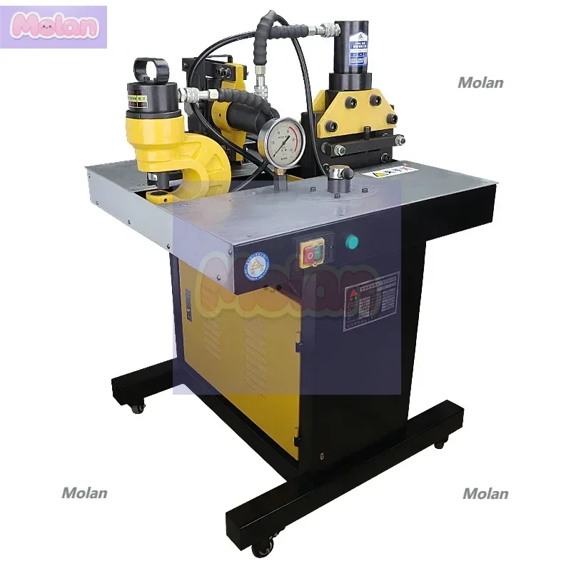 Three in One Copper Bar Processing Machine DHY-150D Combined Busbar Hydraulic Busbar Processing Machine Copper Plate Bending