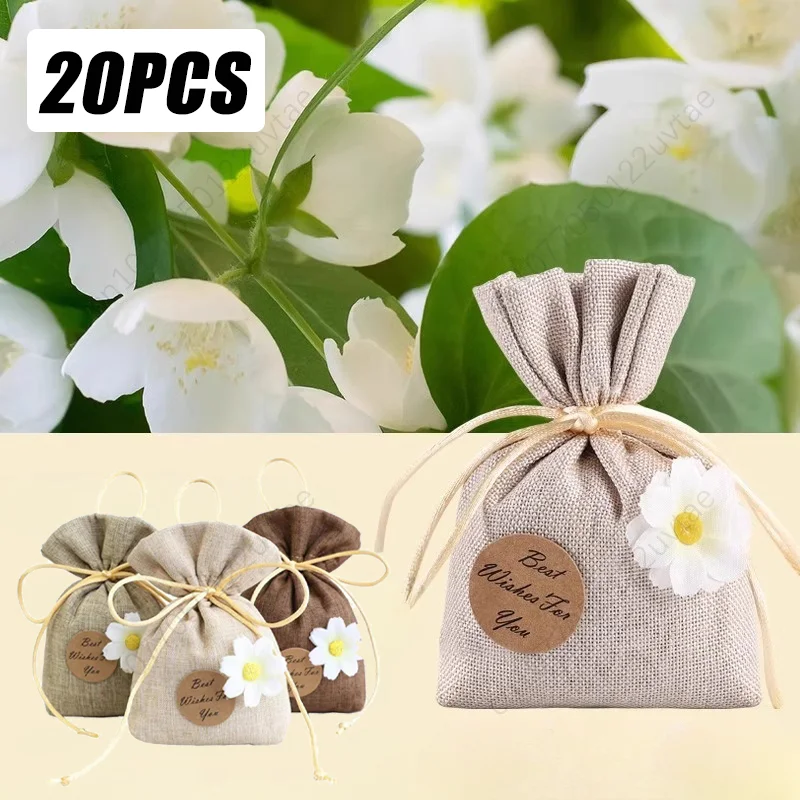 1-20PCS  Fragrant Sachets Car Wardrobe Lavender Scented Sachets Deodorizing Eau De Toilette Hanging Sachets Deodorizing