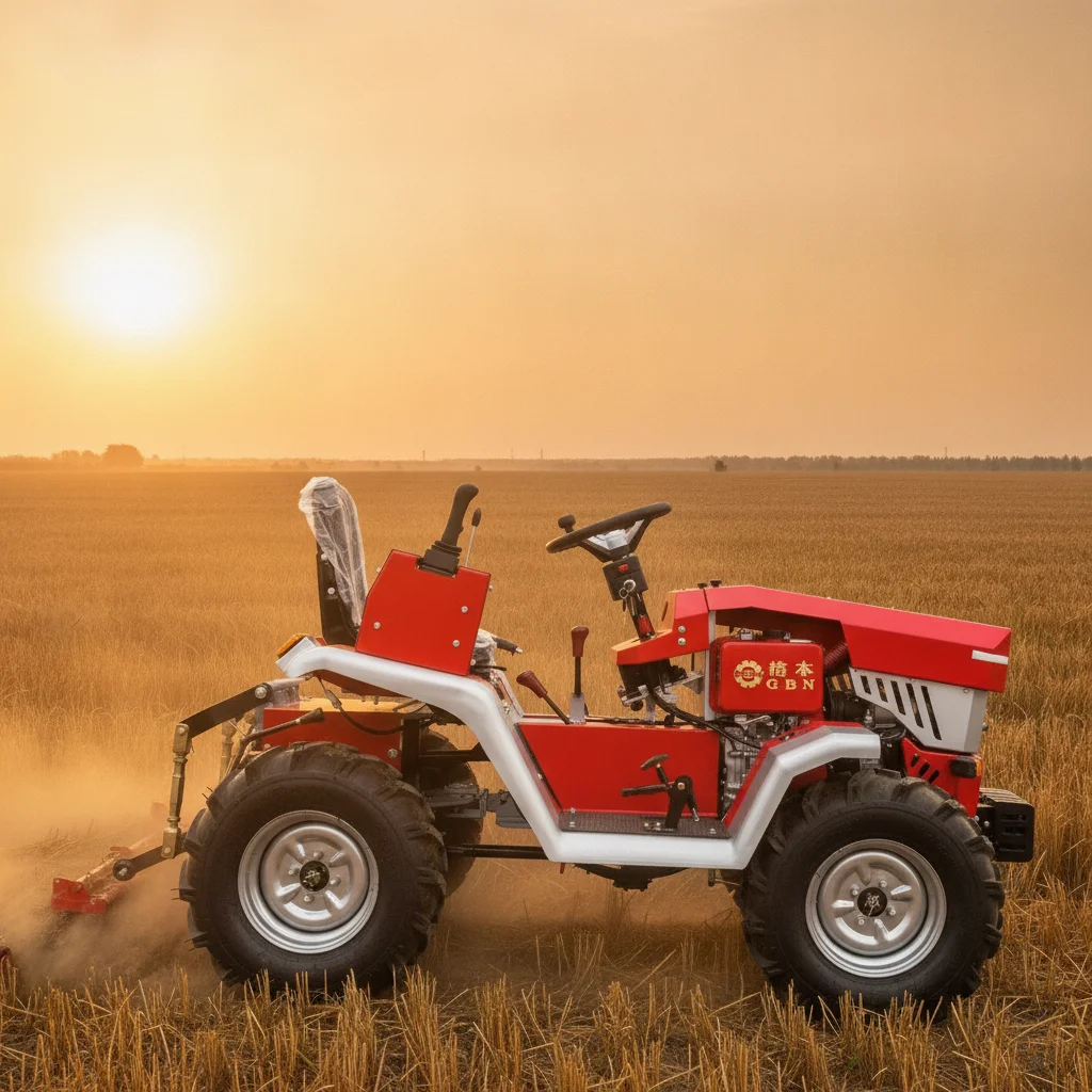 Wheeled Farm Tractor New Model Hot Selling Agricultural 4WD Farming Machine, Support Customized Attachments, Free Shipping
