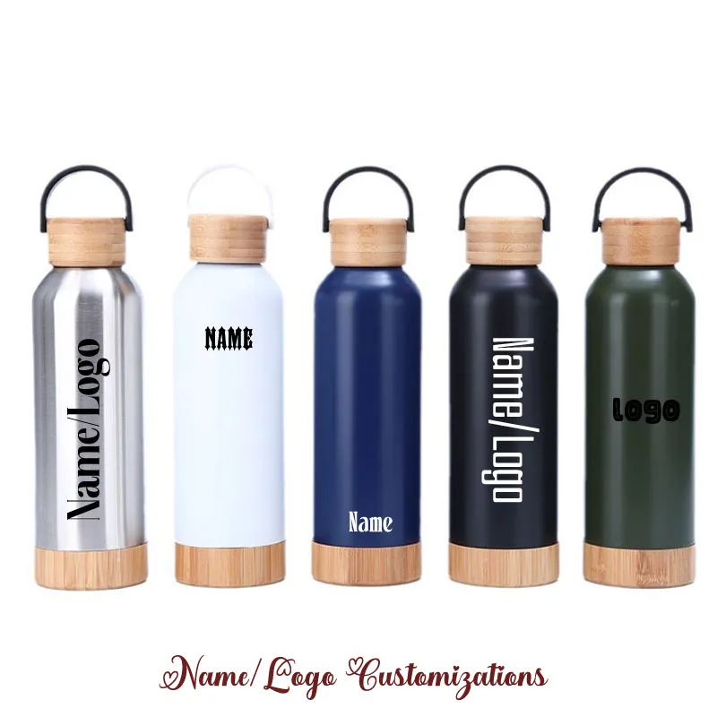 

Персонализированный термос, портативная термос из нержавеющей стали, термос для спорта на открытом воздухе, бутылка для воды, дорожная кружка 500 мл