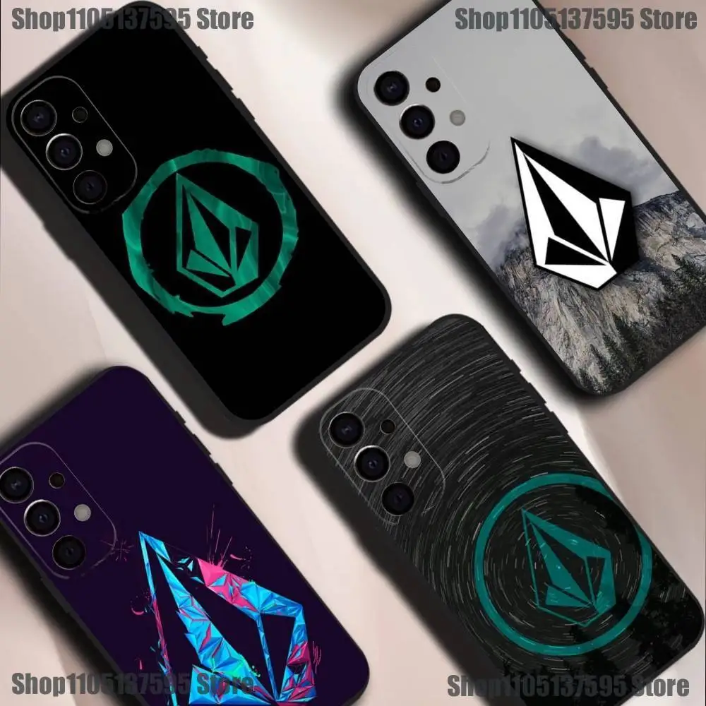 

Fashion V-Volcom Sport Style Phone Case For Samsung S25,S24,S21,S22,S23,S30,Ultra,S20,Plus,Fe,Lite,5G Black Cover