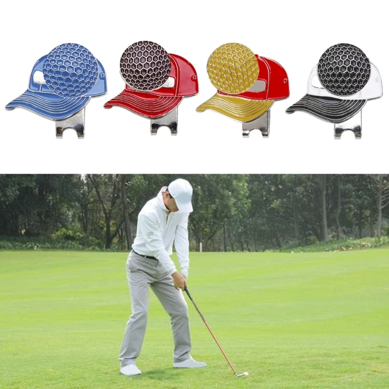 Magnetische Golf Hat Clips Golfbal Marker Houder Eenvoudig aan en uit te plakken