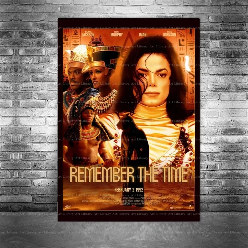 Singer Michael Jackson Pop Music Album Poster Classic Song Thriller Canvas Painting Prints Wall Pictures Home Decor Gifts