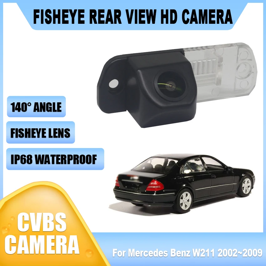 HD High quality RCA Rear View Camera For Mercedes Benz W211 2002 2003 2004 2005 2006 2008 2009 Reverse BackUp Parking Camera