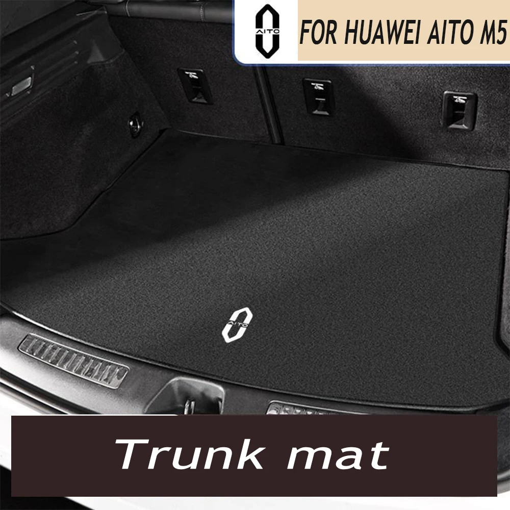 

Car trunk cushion suede trunk protection pad For HUAWEI AITO M5 2022 Interior decoration accessories