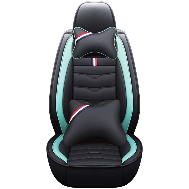 

Car Accessories Factory Direct Luxury Universal PU Leather Car Seat Cover Full Set universal size car seat covers