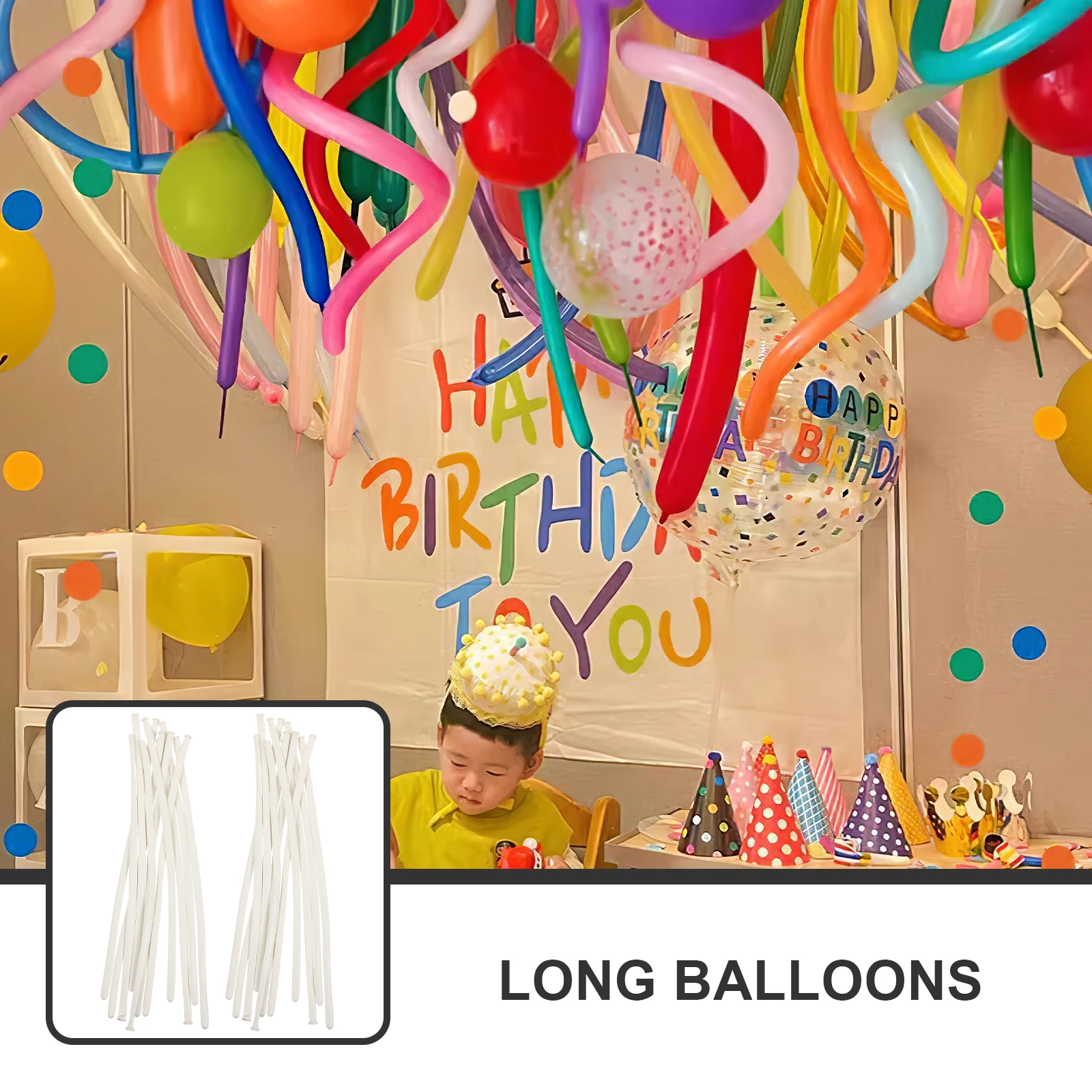 

100pcs Long Twisting Diy Shaping Latex Modeling Balloons Party Decoration For Wedding Birthday Holiday 260 Balloons Clear