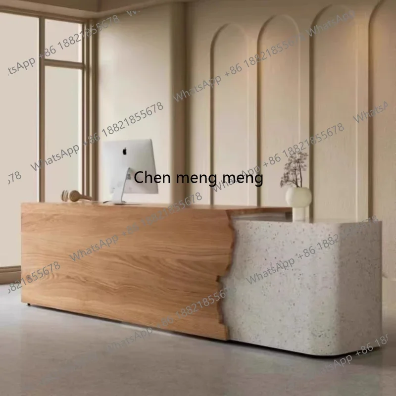 

Hot sales 150x65 200x65 300x65 Modern Minimalism reception counter Pet store clothing store checkout counter mostrador recepcion