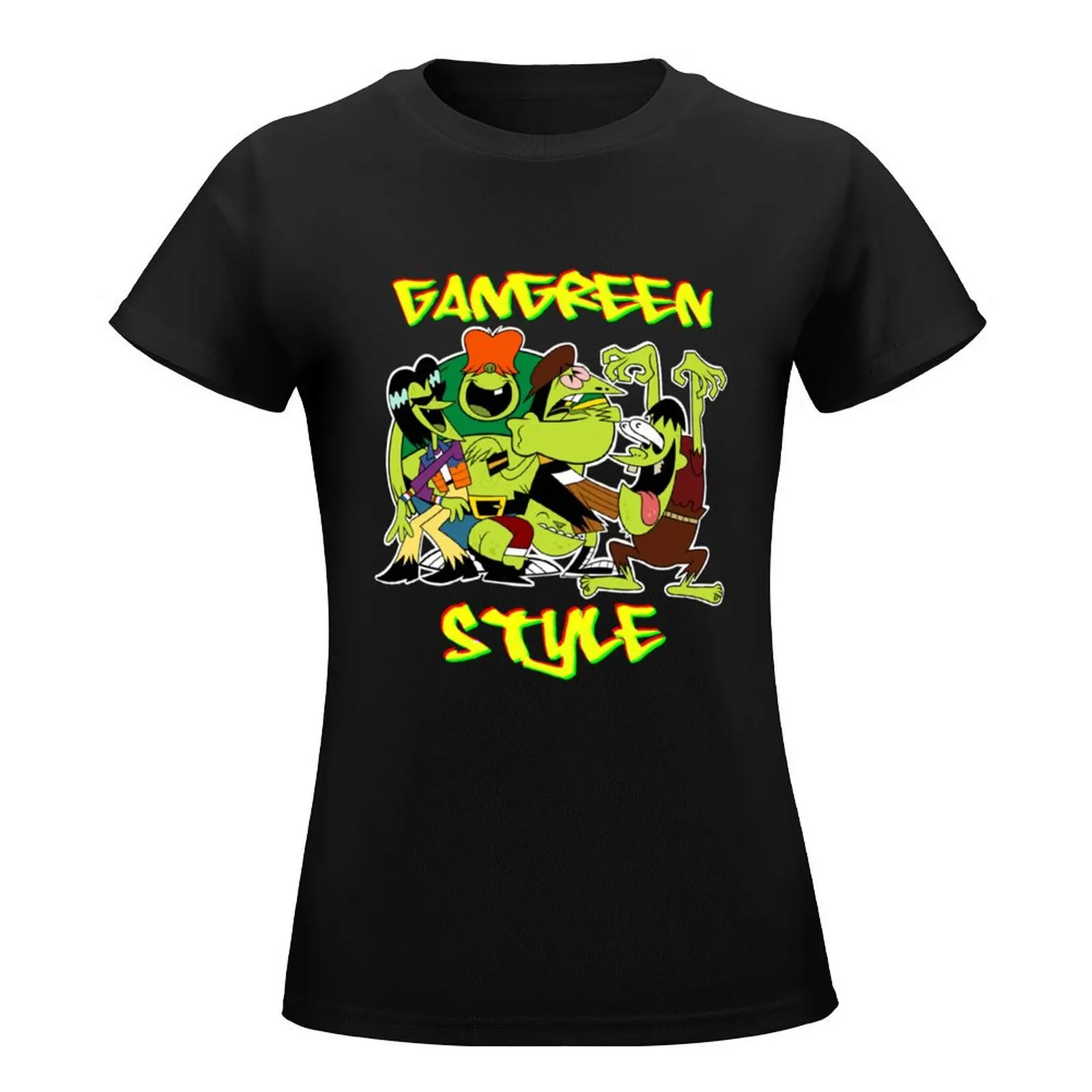 Gangreen Style - Gangreen Gang (In Color) T-Shirt female graphics t-shirt dress for Women long